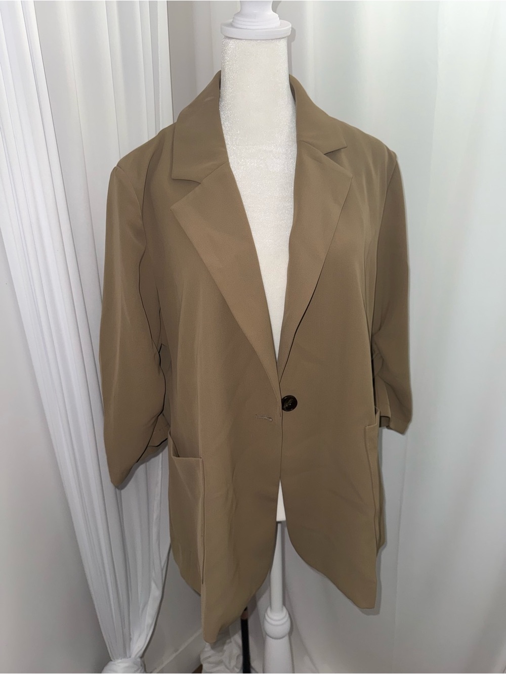 Brand new beige blazer